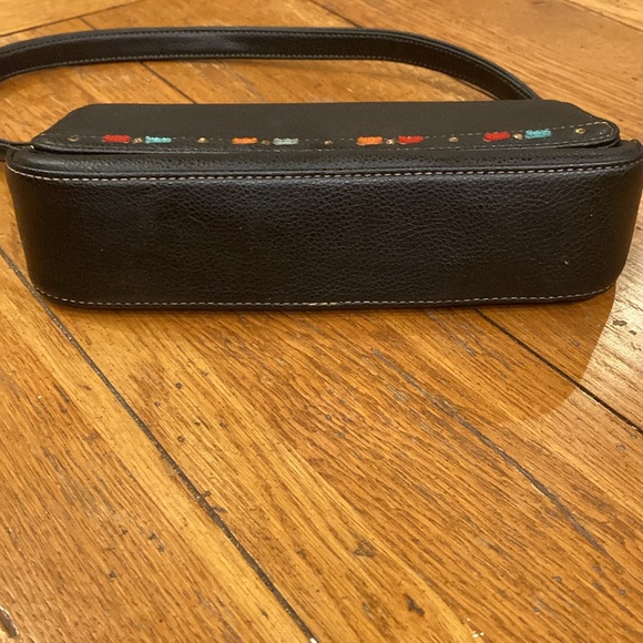 Liz Claiborne Y2K Black Baguette Bag π - Picture 3 of 7